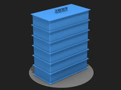 Prefabricated box for 3D printing 2 Free 3D print model