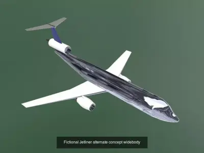 IP-Free Soviet Jetliner Pack Mesh and NURBS CAD included