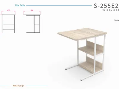 Modern Minimalist Side Table Night Stand End Table Free 3D model