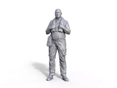 Figure Michael for rescue cruiser Bedrnhard Gruben ship model 3D print model