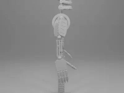 The Fnaf Skeleton Low-poly 3D model