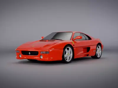 Ferrari Berlinetta F355 F1 3D model