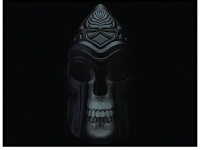 Ancient King Of Gondor Helmet 3D model