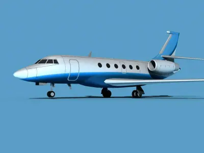 Dassault Falcon 2000 V09 3D model