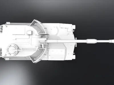 M109 Paladin Scale model 3D print model