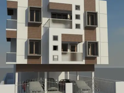 simple exterior 3D model