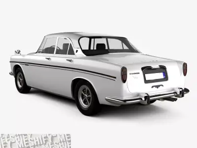 1973 Classic British Coupe 3D model