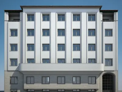 Apartment Building 12 3D model