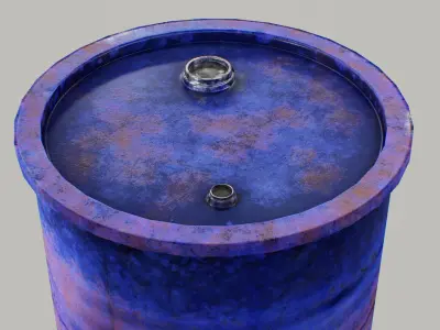 Old Barrel FREE 3D Model Free low-poly 3D model