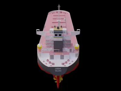 Leda Bulk Carrier ship 3D model