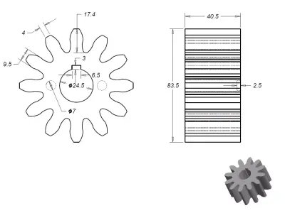 GEARS 3D model