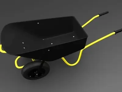 Wheelbarrow3 wheelbarrow 3D model