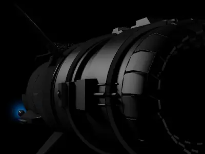 Space Ship Tuve A1 Free 3D model