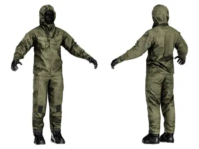 ADF NBCD SUIT Low-poly 3D model