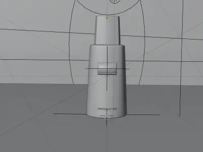 Mockup perfume elegant Low-poly 3D model