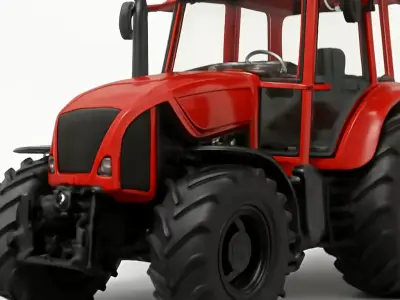Modern Agricultural Tractor 3D model