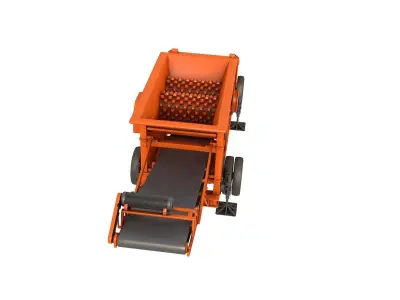 Stone Crusher Machine 3D model purchase