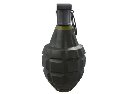 MK2 Grenade - Low Poly Game Ready Low-poly 3D model