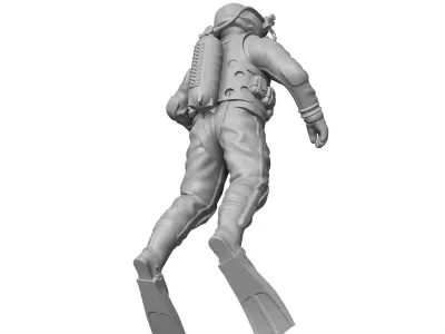 Industrial Diver Pos 03 3D print model