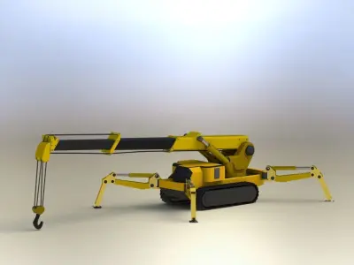 Crane 3D model get