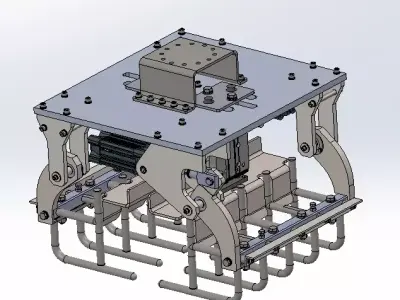 Robotic Pneumatic Gripper 3D model