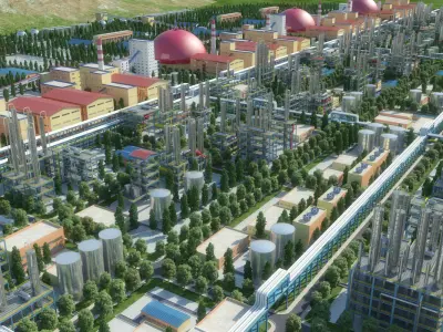 Chemical Plant 3D model get