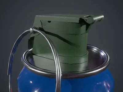 A homemade pepsi grenade 3D model