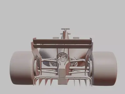 F1 2010 Formula One Racing Car 3D Printable Model 3D print model