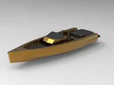 boat - 3D model 4