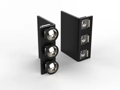 Rack Rail Unit 3D model