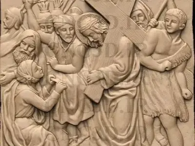 The crucifixion of Jesus Christ- Part 2 3D print model
