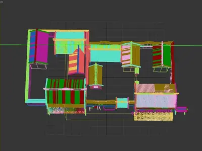 Ancient architecture 3D model