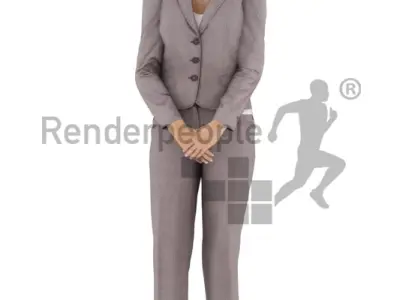 Jessica Animated 001 Standing