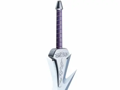 Sword 20 Low-poly 3D model