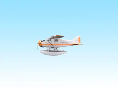 3D Planes  Low-poly 3D model
