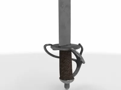 cutlass sword  3D model
