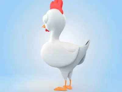 Chicken 3D model