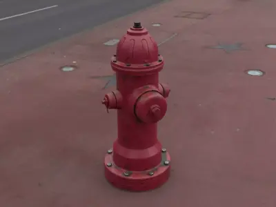 Fire hydrant Free 3D model purchase