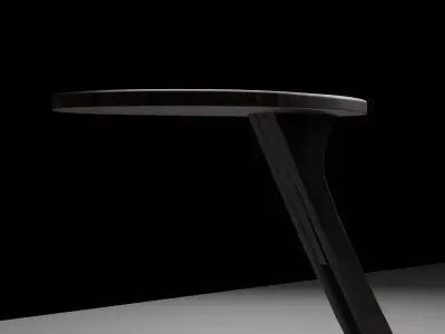 Modern Table 3D Model - Mid-Poly Game Ready Low-poly 3D model