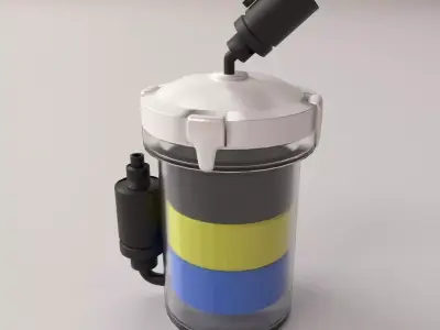 Canister Filter 3D model