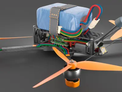 FPV Drone PBR 3D model