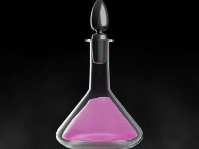 PBR Potion Collection 3D model
