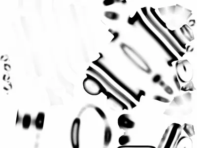 Viracocha Ancient Inca God  Low-poly 3D model