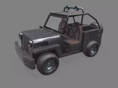 Jeep 3D Model Low-poly 3D model by omerok