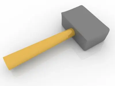 Sledgehammer hammer 3D model purchase