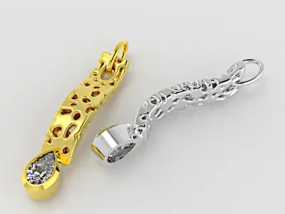 Chia pendant  3D model