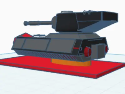 Mc47 tank  3D model