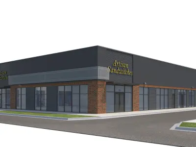 Retail-150 Retail Store 3D model