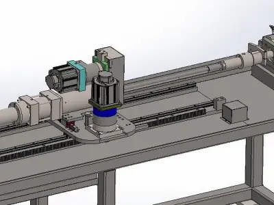CNC PIPE BENDING MACHINE 3D model