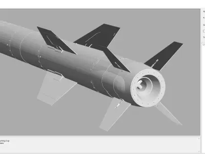 rocket 05 3D model